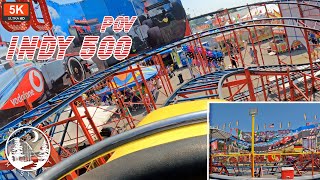 Indy 500 On Ride POV 5K 60 FPS  Super Rare Zierer Rides Coaster  Traveling Flitzer Coaster Credit [upl. by Wixted460]