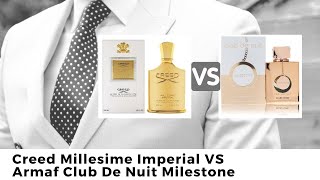 Creed Millesime Imperial VS Armaf Club De Nuit Milestone [upl. by Airod67]