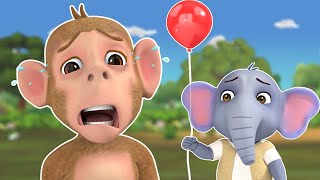 Bandar Mama Ro Raha Tha  Ek Mota Hathi  Hindi Nursery Rhymes  Zappy Toons [upl. by Anstice961]