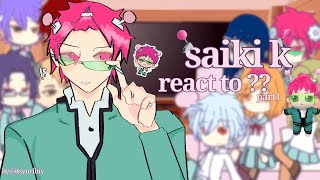 saiki k react tomade by itsyuriluv\\part 1 [upl. by Saidee]