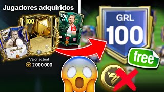 LA PLANTILLA MAS BARATA PARA LLEGAR FACIL A 100 DE GRL EN FC MOBILE 😱🔥 [upl. by Travers]