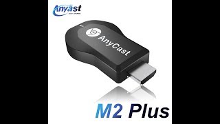 影片教學》把手機畫面傳送到電視或電腦螢幕，AnyCast M2 Plus 鏡像投影使用《17889直播 [upl. by Wehtam]