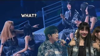 Idols reactions to Eunchae wearing the same jacket as this artist [upl. by Arammat]