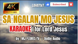 Sa Ngalan Mo Jesus KARAOKE  by MJ FLORES TV  Bisaya Christian Praise and Worship Hillsong Music [upl. by Bette-Ann]