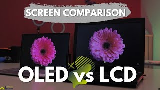 OLED vs LCD display  Comparison Test on ASUS Zenbook 13 OLED [upl. by Euqinot]