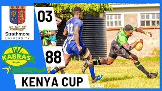 KABRAS RFC DESTROYS STRATHMORE LEOS IN KENYA CUP RUGBY 15S MATCH 6 Kabras vs Strathmore [upl. by Arette]