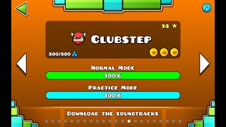 Geometry Dash  Clubstep 100 All Coins [upl. by Napier272]