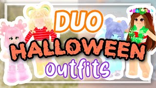 DUO HALLOWEEN OUTFITS Royale High [upl. by Hillman807]