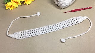 Easy crochet Headband tutorial  Beginner Friendly [upl. by Coheman]