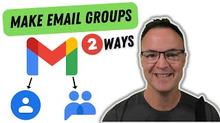 How to Make a Group Email in Gmail  Two Methods [upl. by Yerbua]