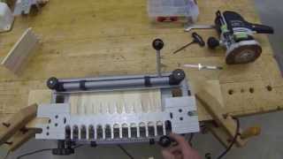 Finger Joinery PorterCable Jig Festool Router [upl. by Hedy]