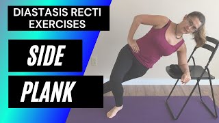 Diastasis recti exercise  Side plank  Core Fitness for Moms [upl. by Hosfmann132]