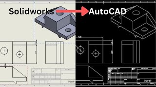 How to Converting Solidworks Sheet to AutoCAD DWG [upl. by Toft106]