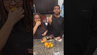 PERSIMMONS Theyre nutritious but are they delicious👍🏽 or 👎🏽 tastetest fruit review [upl. by Cacia]