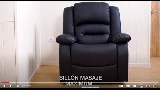 ECODE® Sillon de Masaje Maximum ECO8198 [upl. by Enaej]