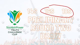 Second draw for the 16s and 18s ScottishPower Youth Challenge Cup 2024 [upl. by Goles]