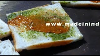 HOW TO MAKE Butter Veg Sandwich  MUMBAI STREET FOOD  4K VIDEO  street food [upl. by Diandra]