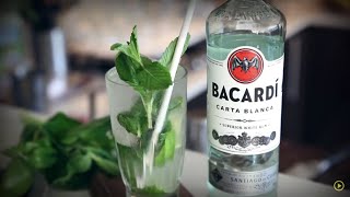 Easy How To Mix Mojito With Bacardi Rum  Drinks Network [upl. by Sirtimid]