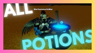 The ONLY potion guide youll ever need in Slap Battles  ALL POTIONS [upl. by Norat12]