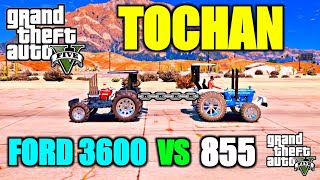 Tochan Ford 3600 Vs Swaraj 855  GTA V  GTA 5 in Punjabi [upl. by Silver]