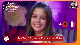 MY TOP 17 JUNIOR EUROVISION 2024  JESC 2024  ALL SONGS  BEFORE THE SHOW [upl. by Dwyer369]