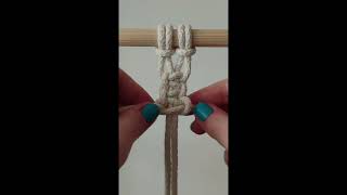 How to Vixie Make a Berry Knot knot macrameknot macrame tutorial tips berry macramelove [upl. by Ellohcin]