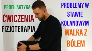 STAW KOLANOWY  PROBLEMY Z CHODZENIEM ENDOPROTEZA REGENERACJA FIZJOTERAPEUTA PRZEDSTAWIA Ä†WICZENIA [upl. by Kannan811]