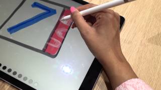 Apple Pencil and iPad Pro demo [upl. by Reeher]