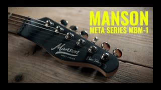 Manson Matt Bellamy Meta Series MBM1 with fuzz killswitch and clean tones  Guitarcom [upl. by Eleahcim]