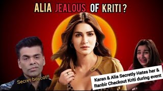 How KRITI SANON Became Alia Bhatts Biggest competition in Bollywood  Karan Secretly Hates Her [upl. by Obelia]