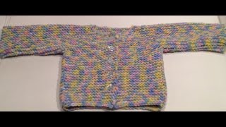 MAGLIA TUTORIAL COME FARE UN CARDIGAN DA BAMBINOA parte 2 di 2 [upl. by Aihsar]