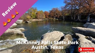 Campground Review McKinney Falls State Park in Austin Texas [upl. by Tabb38]