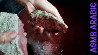 ASMR Friable red sand and gray cement in water clip soothes the nerves [upl. by Hacissej]