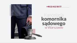 Egzekucja sądowa Warszawa Tomasz Sadzikowski [upl. by Yraht]