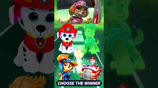 Toy Marshall vs Chase vs Blue Skye vs Car Marshall 2 pawpatrol tileshop shorts [upl. by Sally]