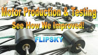 Production amp test of Flipsky new brushless motor 6374 improved  Flipsky new motor  BLDC motor [upl. by Isabeau]