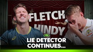 Do you wish Nathan Lyon would retire Lie detector Part two 🤥  Fletch amp Hindy  Fox League [upl. by Lucic]