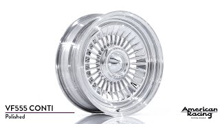 AMERICAN RACING VF555 CONTI  20X8  ET45  POLISHED [upl. by Ev]