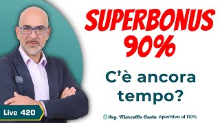 SuperBonus 110  SuperBonus 90 C’è ancora tempo  Aperitivo al 110  N 420 [upl. by Ajat581]