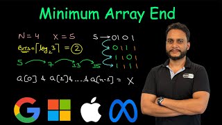 Minimum Array End  Leetcode 3133 [upl. by Assir]