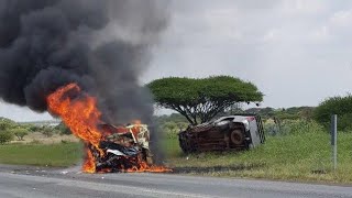 Accident on R521 Polokwane  Dendron road [upl. by Erimahs]