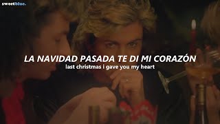 Wham  Last Christmas Sub Español  Lyrics  video oficial [upl. by Eelimaj]