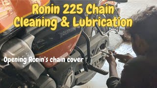 Ronin 225 Washing Chain Cleaning and Lubing [upl. by Adalie]