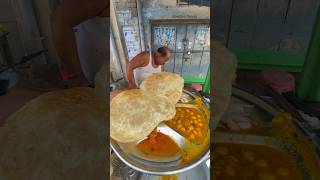 tasty छोले भटूरे 30₹ में 😋❤️  hardworking uncle selling breakfast shorts trending viral [upl. by Asilef]