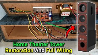 Restoration HT Tower And Full Wiring in हिंदी  You Like Electronic [upl. by Nylzzaj429]