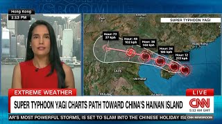 Super typhoon Yagi sweeps towards quotChinas Hawaiiquot [upl. by Campbell]