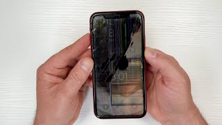 How to fix a cracked iPhone XR screen [upl. by Aileve]