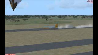 FSX  Landing at Quelimane Mozambique [upl. by Odnumde]