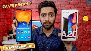 Samsung Galaxy A20  Unboxing amp First Impressions  With A SURPRISE🔥 [upl. by Anitnatsnoc]