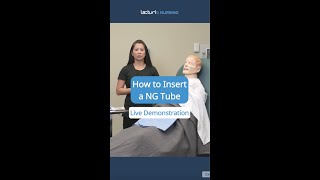 StepbyStep NG Tube Insertion Guide 🏥  Expert Nurse Demonstration [upl. by Aihtekal]